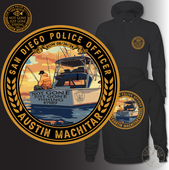 Tribute Hoodie - SDPD Officer Austin Machitar