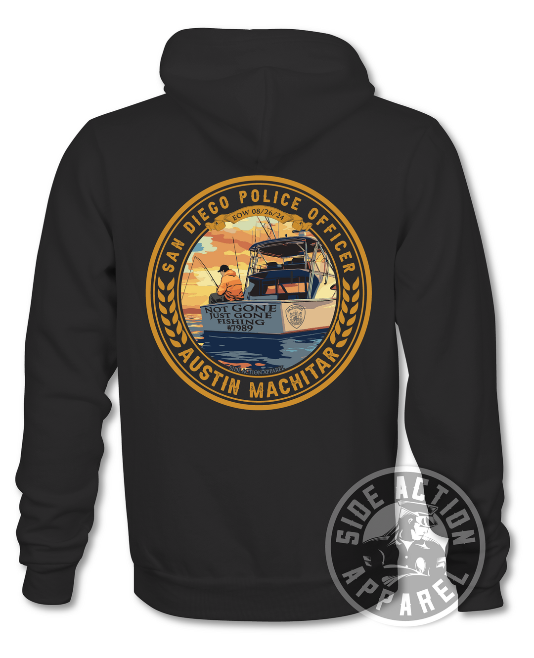 Tribute Hoodie - SDPD Officer Austin Machitar